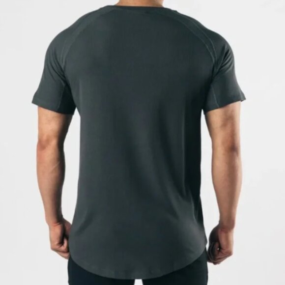 Alphalete Monarch Scoop Tee - Pietra Grey - Picture 2 of 4